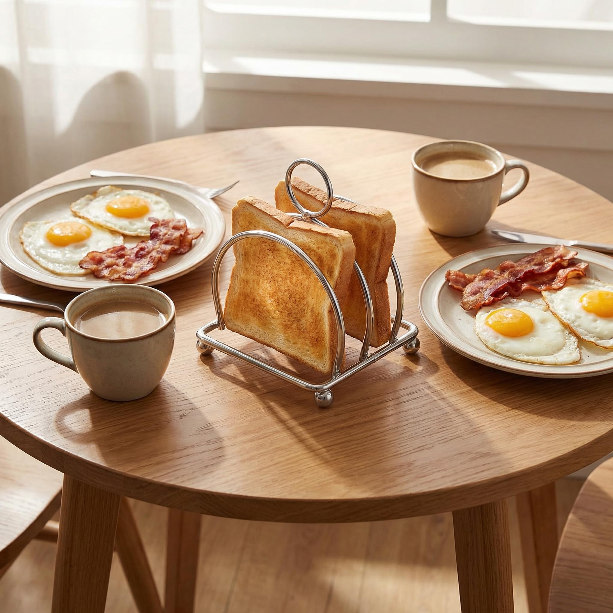 英国ステンレス製★トーストラック★2点 Amazon.com: Hemoton Toast Rack for 2 Slices Victorian Chrome
